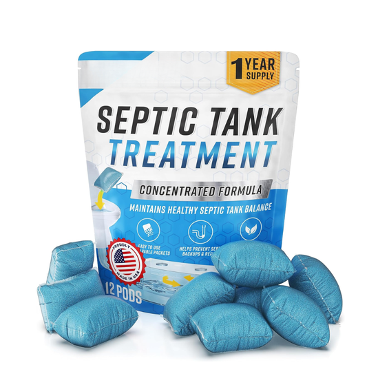 Septic Tank Treatment Pods – 12-Pack Maintenance Solution