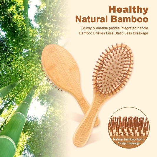 Bamboo Paddle Hair Brush