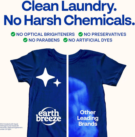 Laundry Detergent Sheets Fresh Scent - 60 Loads per Package. Eco Liquidless Soap - Travel-Friendly for Hot & Cold Cycles, Tackles Tough Stains & Odors - Gentle on Skin, 30 Sheets (3 Pack)