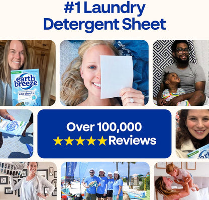 Laundry Detergent Sheets Fresh Scent - 60 Loads per Package. Eco Liquidless Soap - Travel-Friendly for Hot & Cold Cycles, Tackles Tough Stains & Odors - Gentle on Skin, 30 Sheets (3 Pack)
